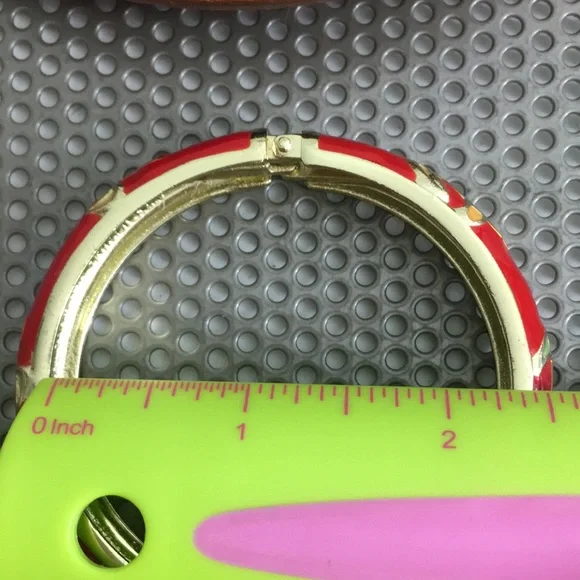 🖤NEW enamel turtle hinged bangle - Picture 12 of 15